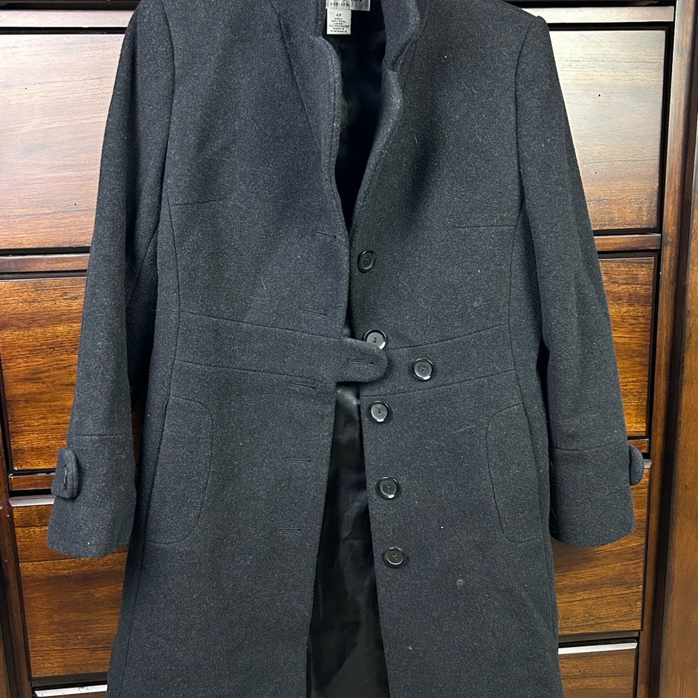 Preston & York Petite Black Wool Coat